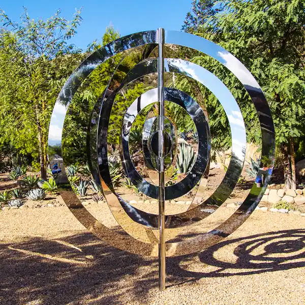 Stainless Steel Spiral Sculpture