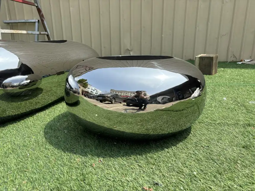 stainless steel decorative arts
