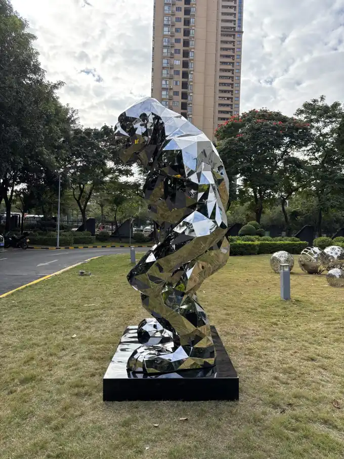 a gorilla statue