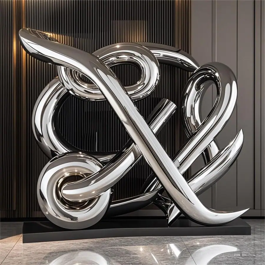 The Unique Charm of Stainless Steel Sculpture in Hotel Design
