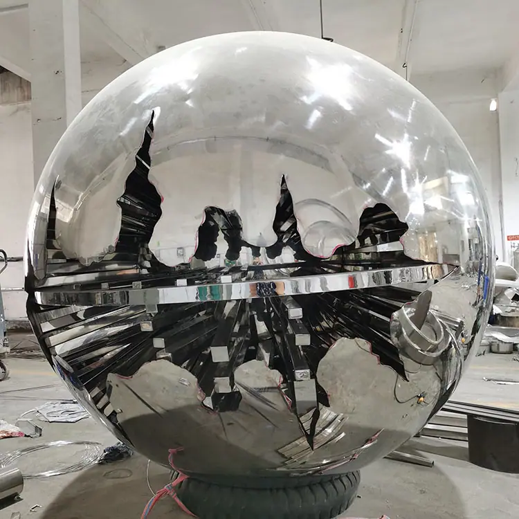 Stainless Steel Sphere Sculpture