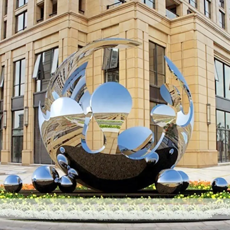 Stainless Steel City Sculpture
