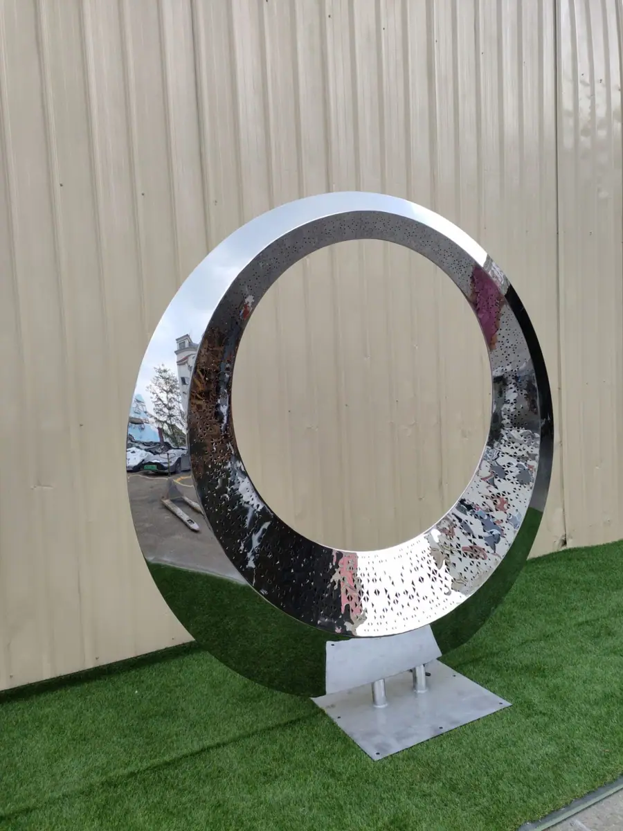 Stainless Steel Circle Sculpture