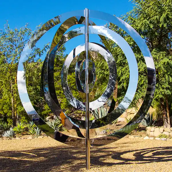 Stainless Steel Spiral Sculpture