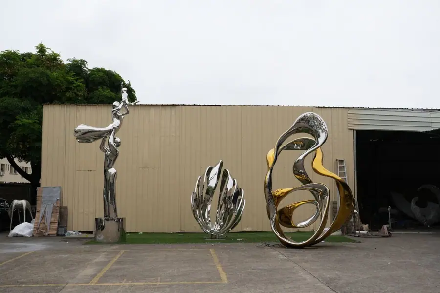 Stainless Steel Abstract Sculpture