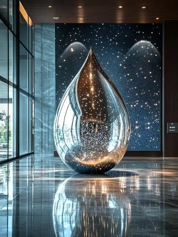 Water drop decorations