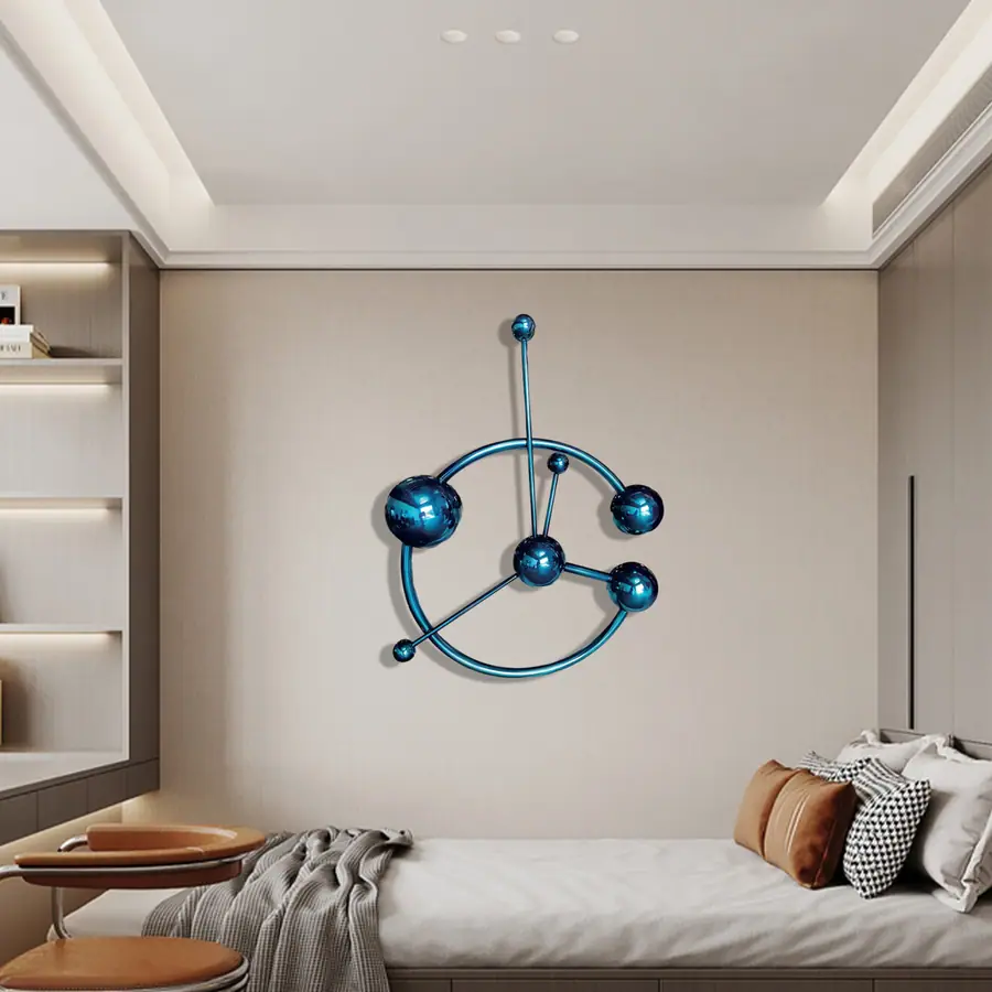 Stainless steel sculpture wall art