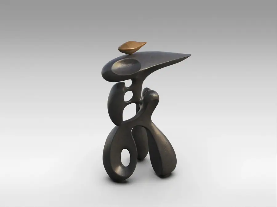 Brass forged sculpture vitality series