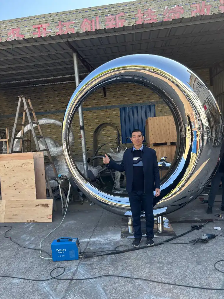 Modern Stainless Steel Art Sculpture