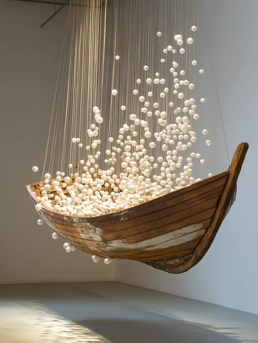 Boat-shaped decorations