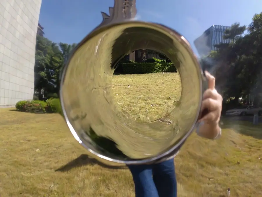 2m through hole spherical sculpture (6)