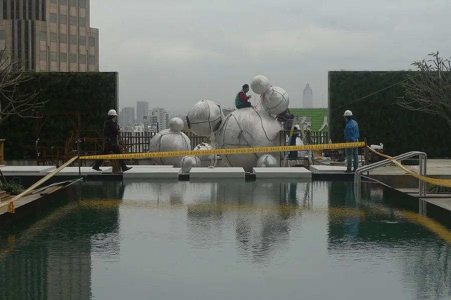 Stainless Steel Sphere Combo Sculpture