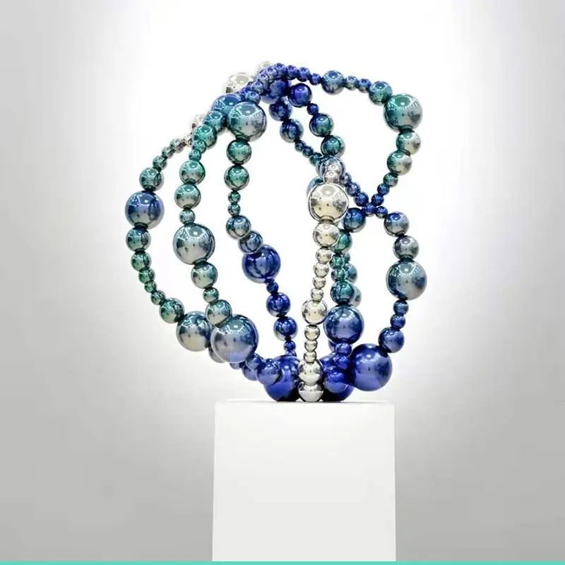 Stainless Steel Ball Combination Sculpture
