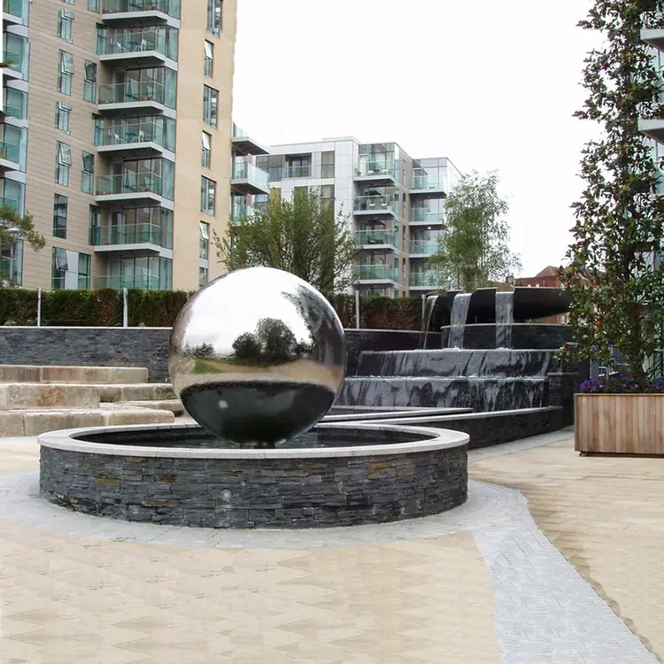 Stainless Steel Spherical Sculpture