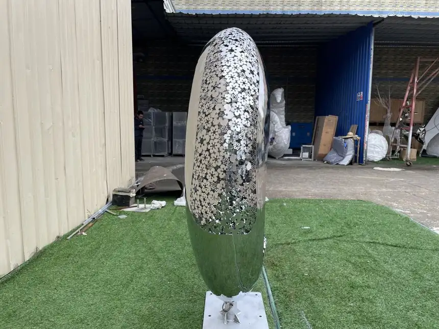 abstract moon sculpture
