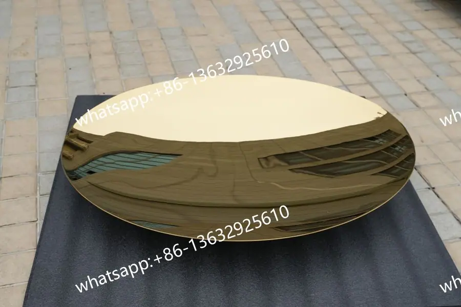 Stainless steel concave mirror
