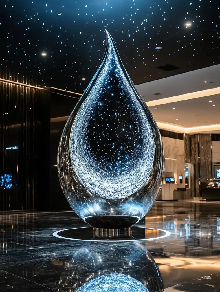 Water drop decorations