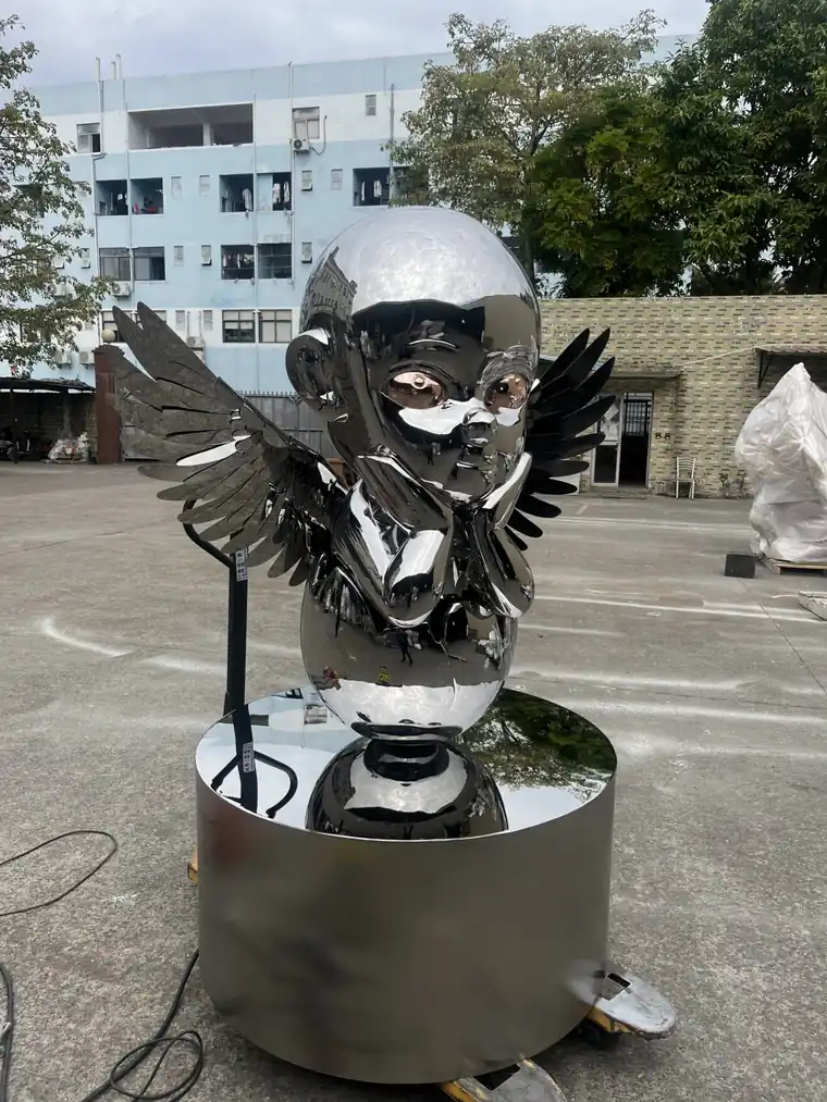 stainless steel abstract sculpture (5)