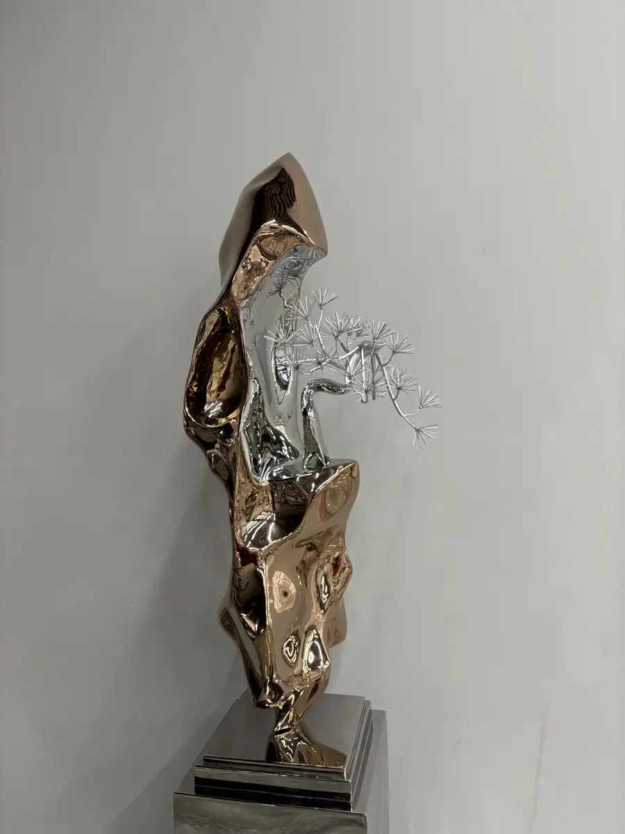 Stainless steel art sculpture