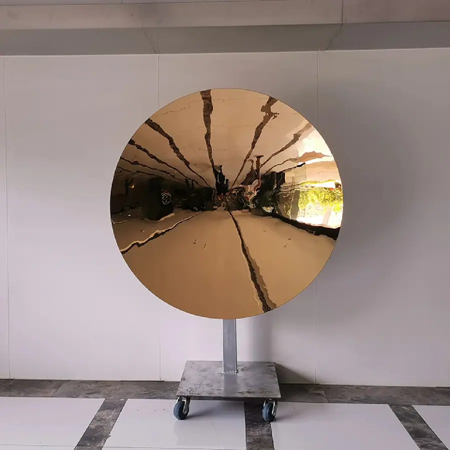 precise control to create the perfect stainless steel sculpture color!
