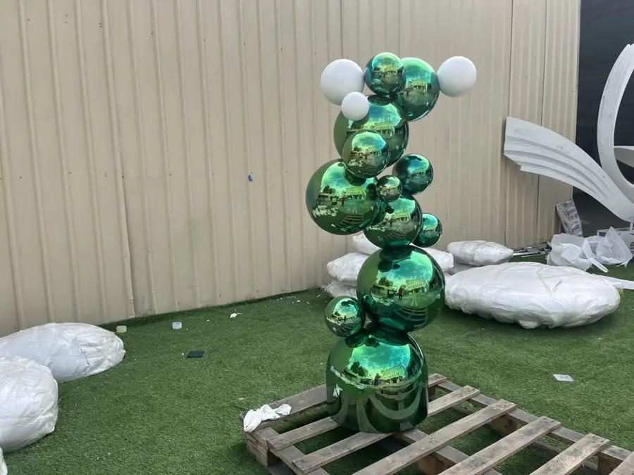 Stainless Steel Spherical Sculpture