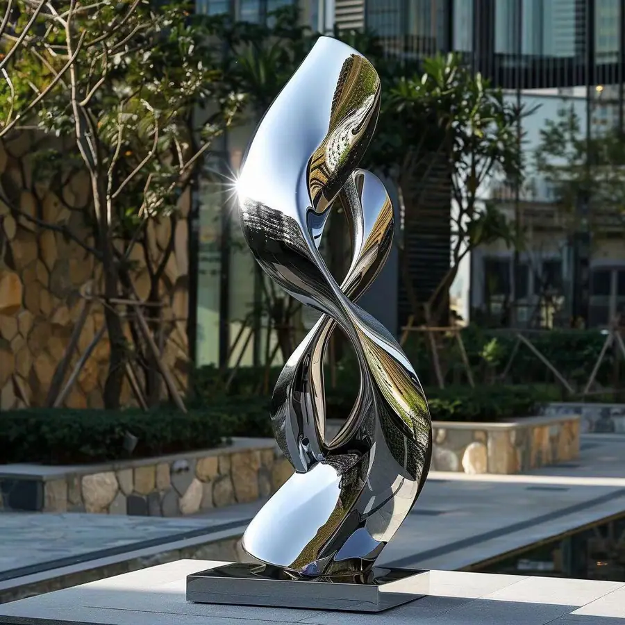 Stainless Steel Abstract Sculpture