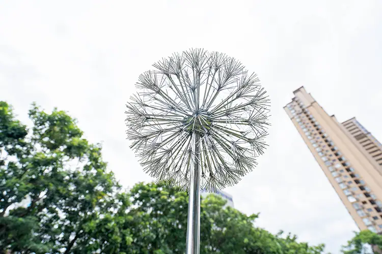 dandelion sculpture