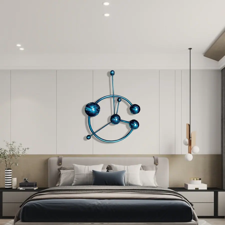 Stainless steel sculpture wall art