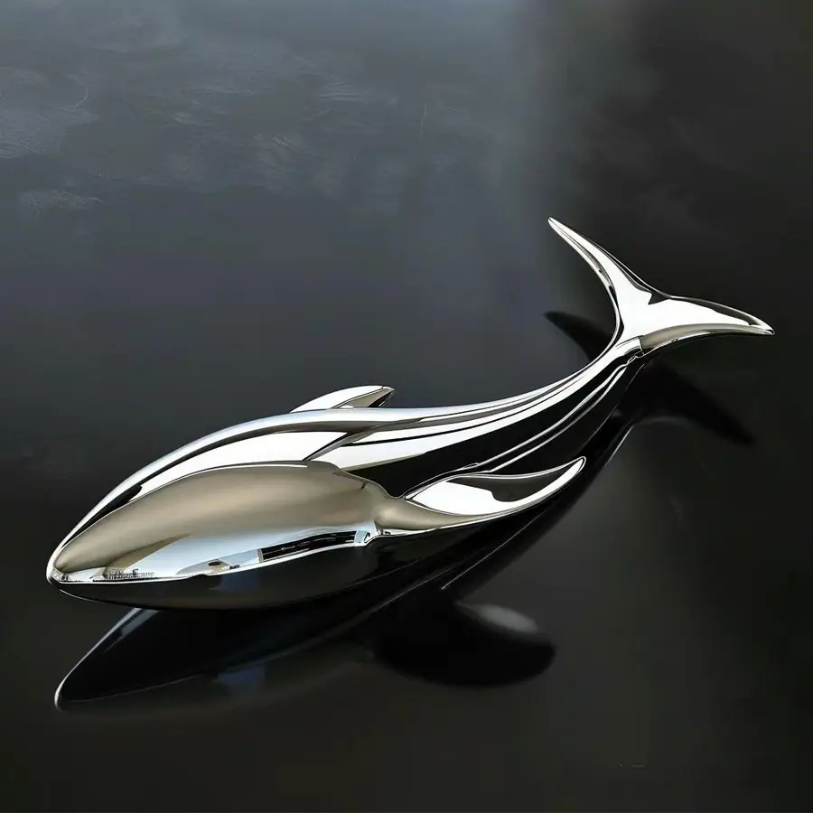 Metal Shark Sculpture