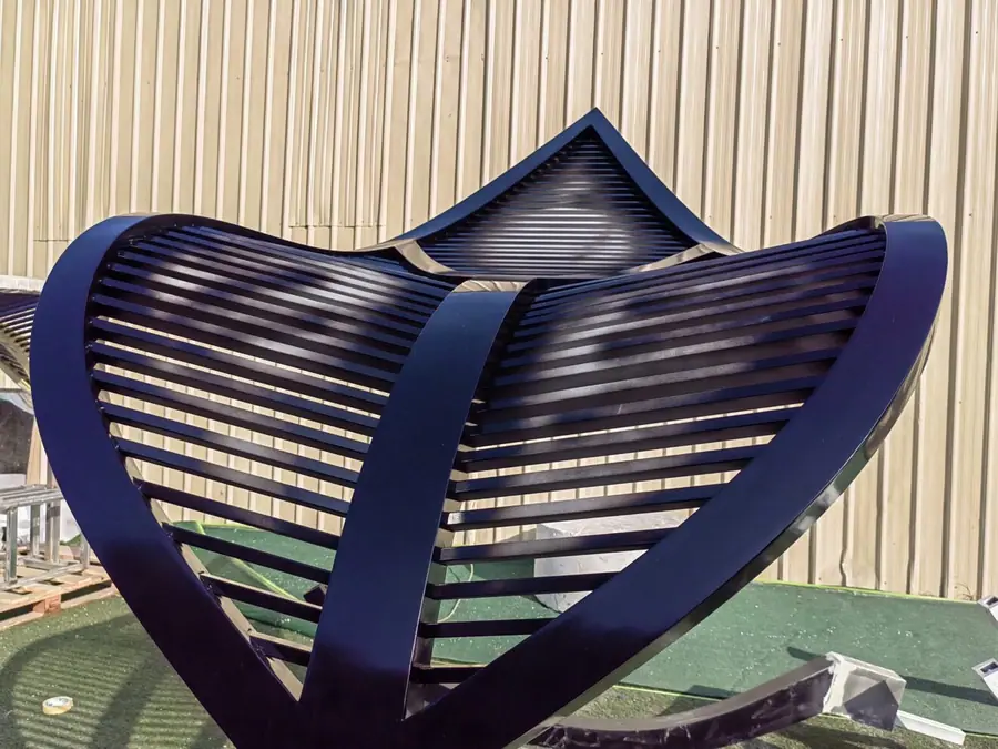 Stainless Steel Ball Leaves——Professional Customized Factory 0755 Sculpture (15)