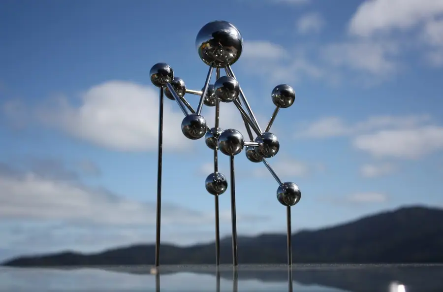 Stainless Steel Sphere Combo Sculpture