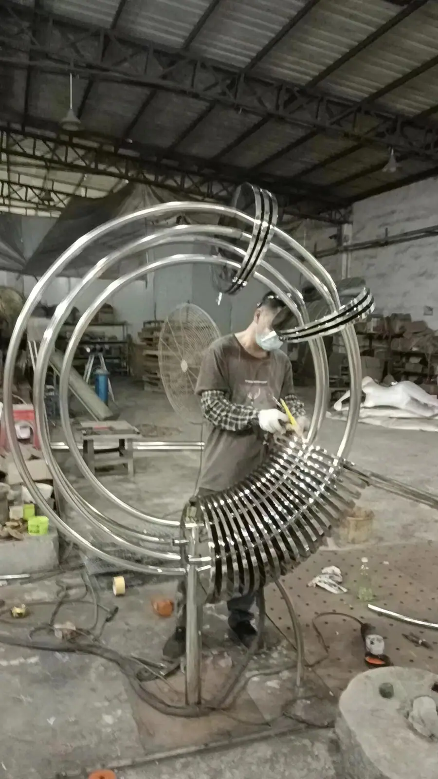 Metal Art Installation