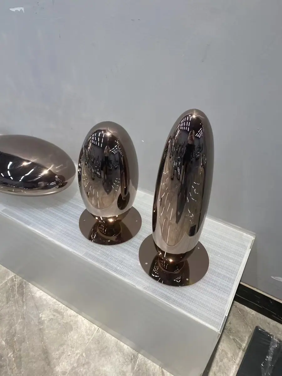 Stainless Steel Pebble Ornament