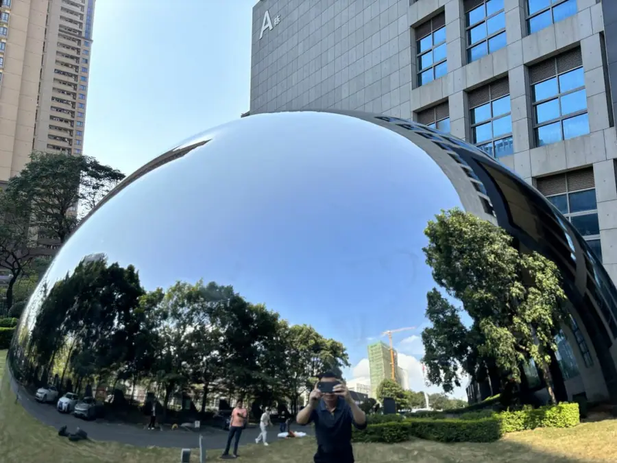 Diameter 100CM mirror 304 stainless steel sphere