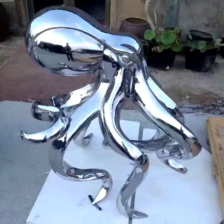 Fantasy octopus sculpture