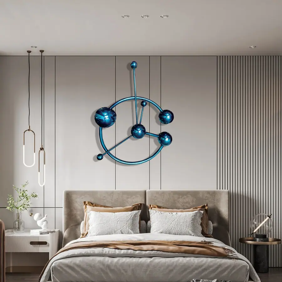 Stainless steel sculpture wall art