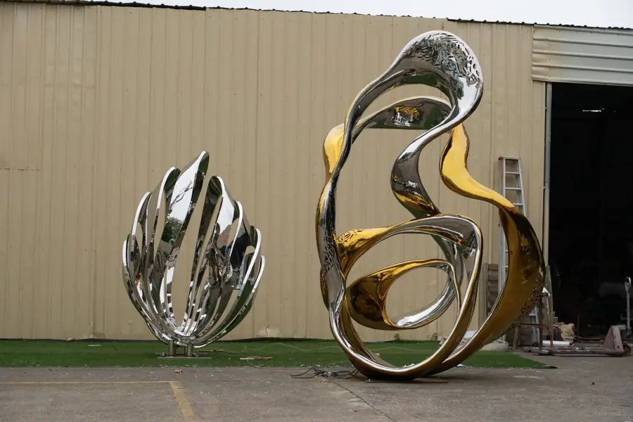 Stainless Steel Abstract Sculpture