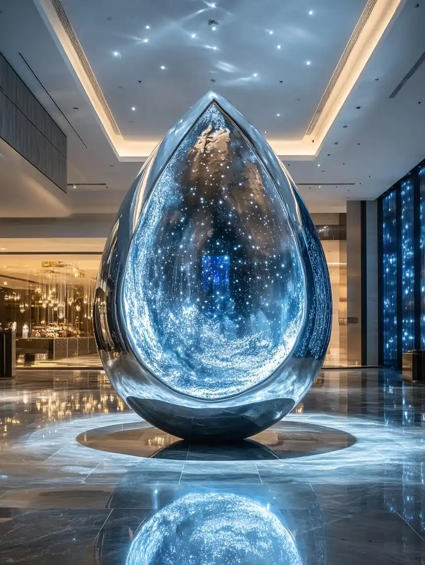 Water drop decorations