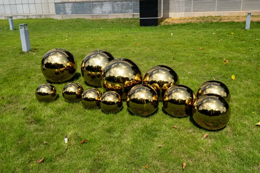Stainless Steel Spherical Sculpture