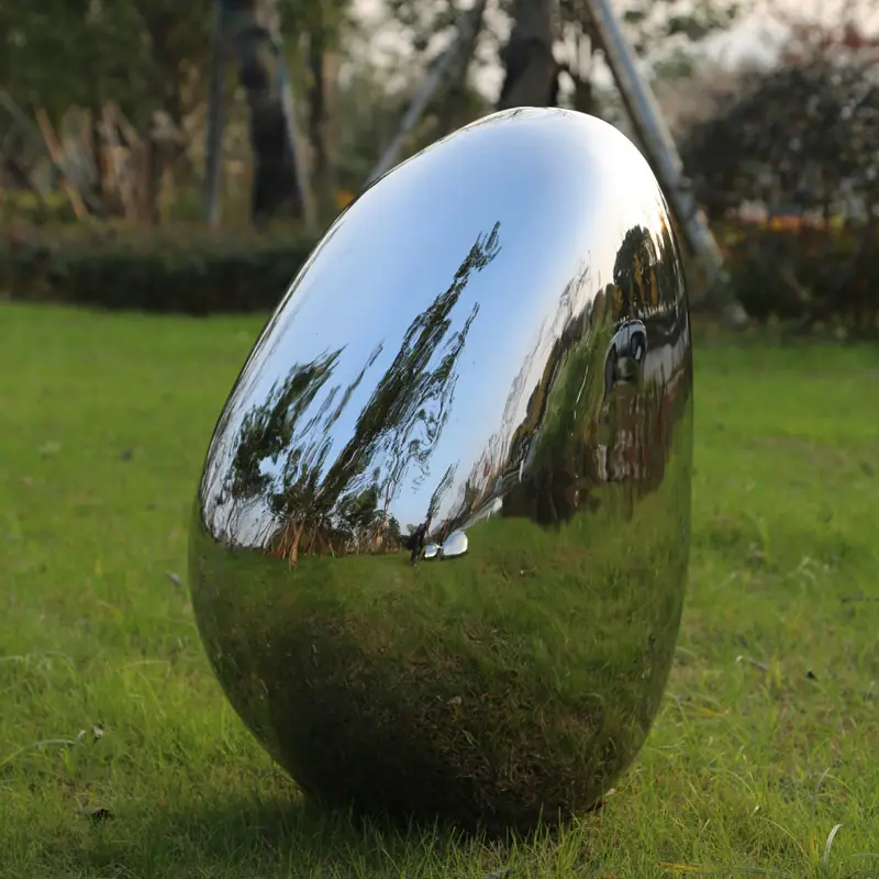 stainless steel polished egg