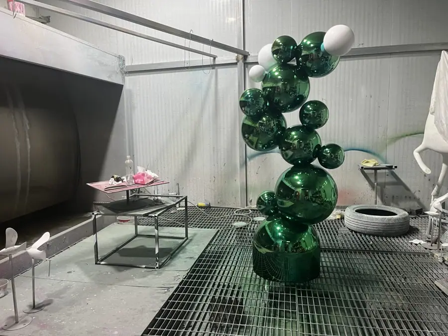 Stainless Steel Spherical Sculpture