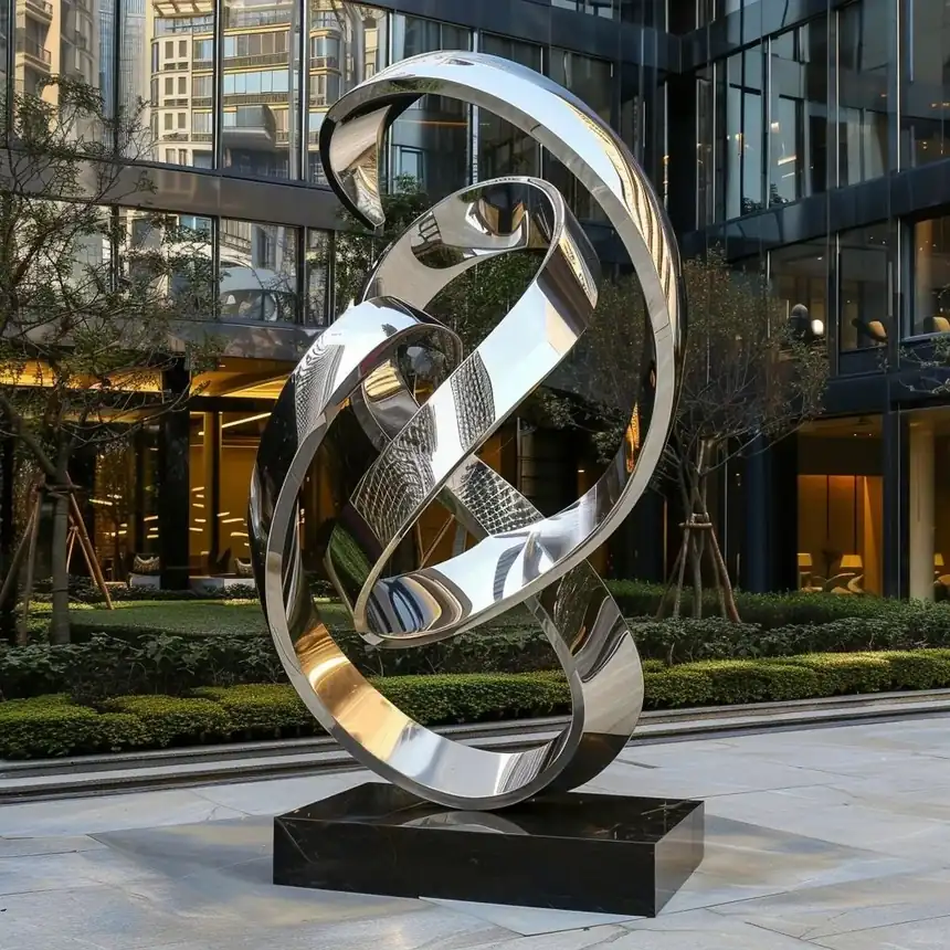 How to enhance the visual impact of stainless steel sculpture through innovative design