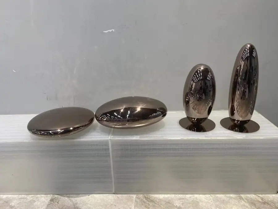 Stainless Steel Pebble Ornament