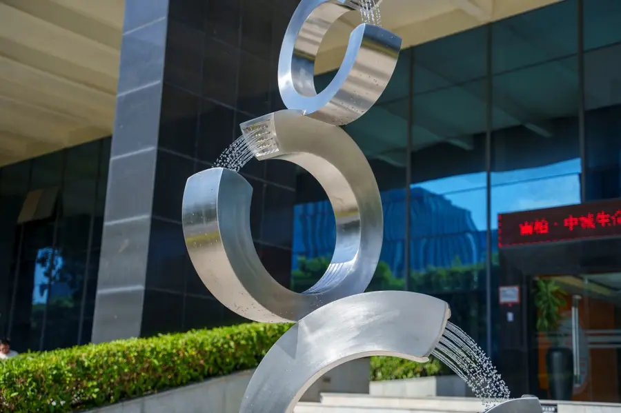 C Letter Sculpture