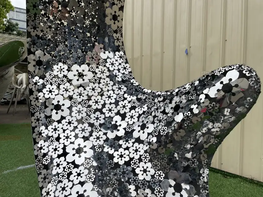abstract moon sculpture