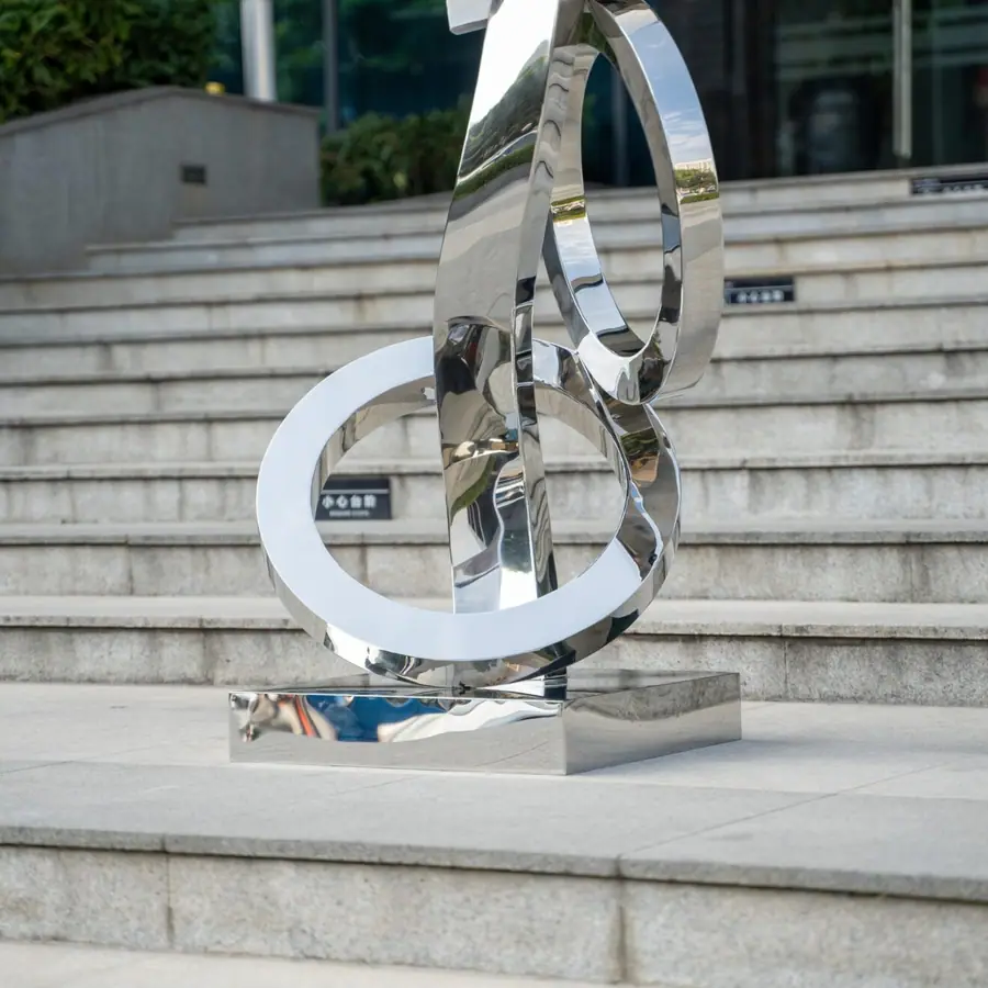 Stainless Steel Abstract Sculpture