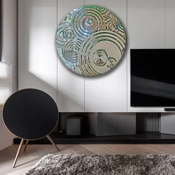 Stainless steel wall art customization