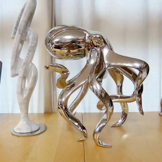 Fantasy octopus sculpture