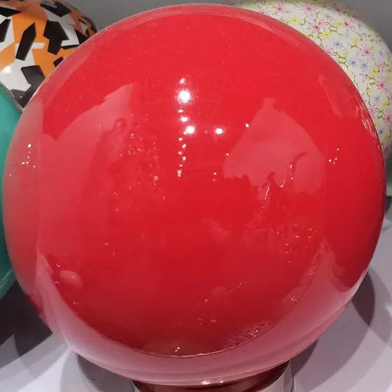 Colorful spherical sculpture