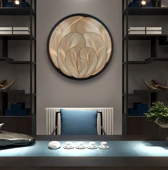 Indoor metal wall decoration